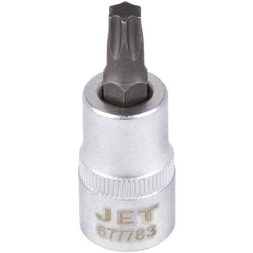 Douille &agrave; embout, Torx, T-45 x 2" lo, Prise 3/8" Les Distributions ICE