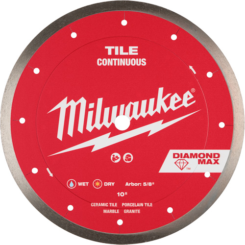 Lame diamant&eacute;e continue pour tuile DIAMOND MAX  Les Distributions ICE