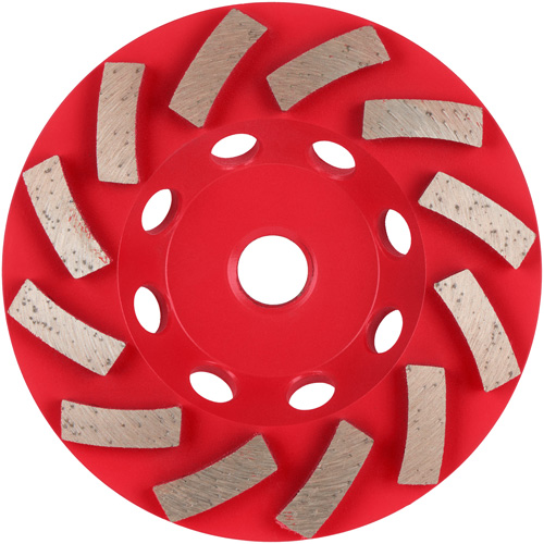 Meule boisseau diamant&eacute;e &agrave; 12 segments Turbo DIAMOND MAX Les Distributions ICE