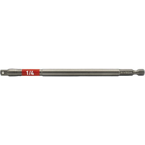 Impactech&reg; Impact Socket Adapter, 1/4" Drive Size, 1/4" Male Size, 6" L Les Distributions ICE