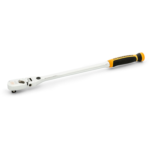 Cl&eacute; &agrave; cliquet &agrave; t&ecirc;te flexible verrouillable 120XP avec poign&eacute;e double mat&eacute;riau Les Distributions ICE