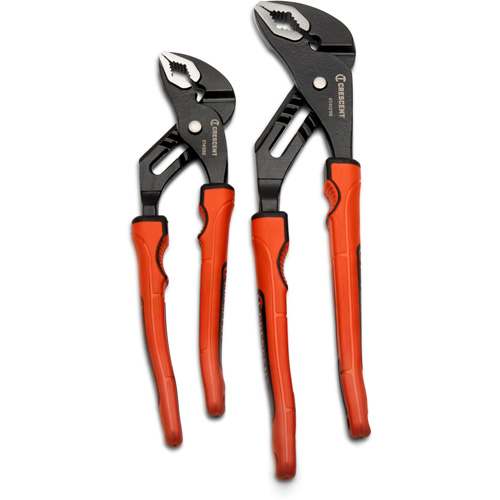Jeu de pince bouvet&eacute;es Grip Zone V-Jaw avec manche bimat&eacute;riau en cuir, 2 Morcea Les Distributions ICE