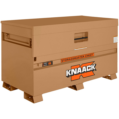 Model 69 Piano Box with Padlock, 60" W x 30" D x 34-1/4" H, Tan Les Distributions ICE