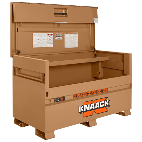 Model 69 Piano Box with Padlock, 60" W x 30" D x 34-1/4" H, Tan Les Distributions ICE