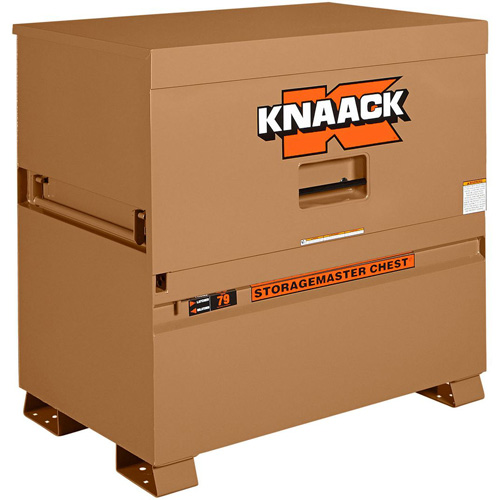 Model 79 Piano Box with 2 Padlocks, 48" W x 30" D x 49" H, Tan Les Distributions ICE