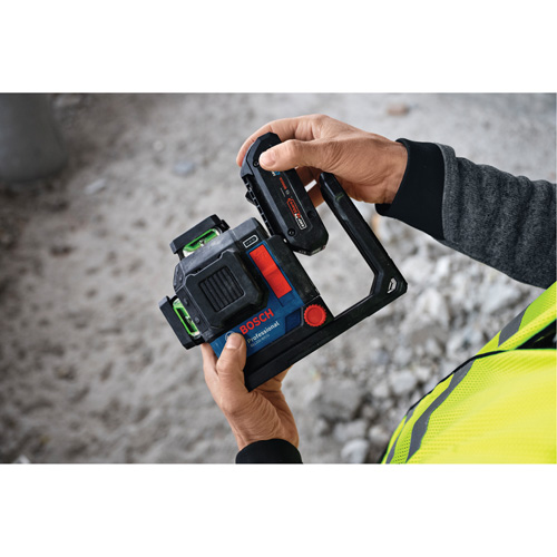 Laser dalignement/nivellement 360 connect&eacute; &agrave; faisceau vert &agrave; trois points Les Distributions ICE