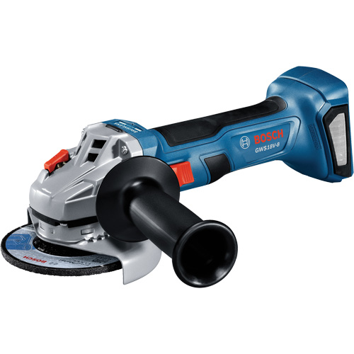 Rectifieuse angulaire sans balais avec interrupteur coulissant, Roue de 4-1/2", 18 V Les Distributions ICE