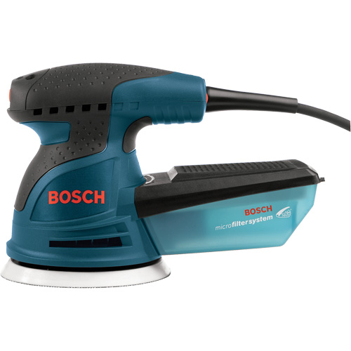 Ponceuse/polisseuse orbitale al&eacute;atoire de paume, papier sabl&eacute; 5", 2,5 A, 120 V Les Distributions ICE