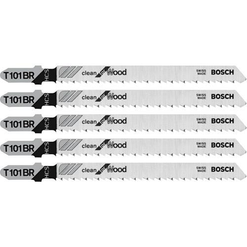 Basic Wood Jigsaw Blade, T-Shank, 4" L, 10 TPI Les Distributions ICE