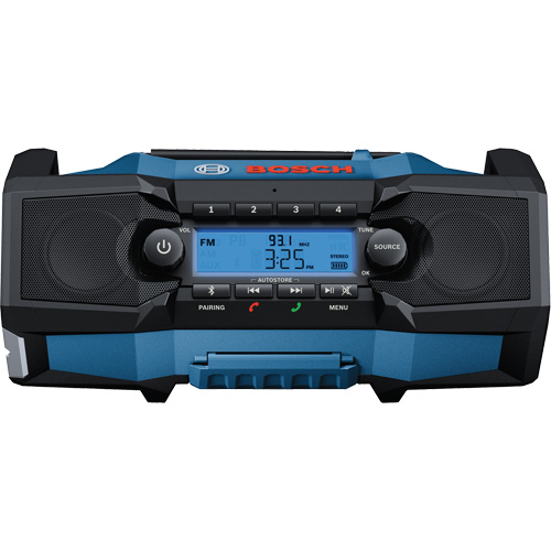 Radio de chantier compacte avec Bluetooth 5.0, Lithium-ion, 18 V Les Distributions ICE