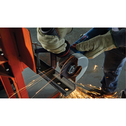 Rectifieuse angulaire ergonomique, 4-1/2", 120 V, 10 A, 11000 Tr/min Les Distributions ICE