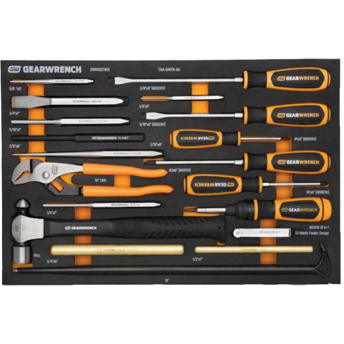 Striking Tools & Screwdriver Set in Foam Storage Tray Les Distributions ICE