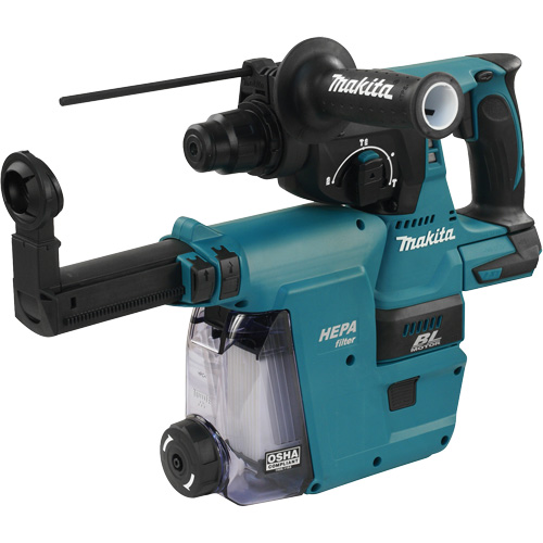 Marteau perforateur rotatif sans balais SDS-PLUS LXT avec DX06 (outil seul), 15/16", 0-4700 Coups/min, 0-950 Tr/min, 1,8 lb-pi Les Distributions ICE