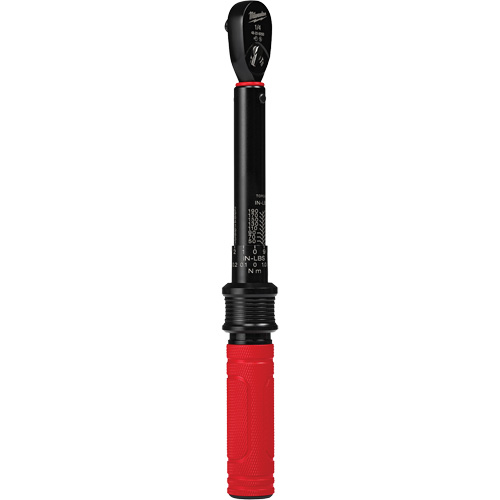 Cl&eacute; dynamom&eacute;trique, &agrave; cliquer, Entraînement 1/4" carr&eacute;, 4,5 - 22,6 Nm/40 - 200 lb-po Les Distributions ICE