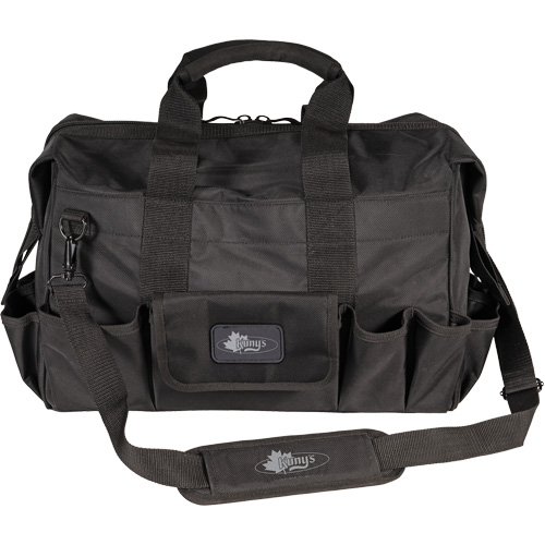 Phantom Collection 18" Contractor's Tool Bag, Ballistic Polyester, 25 Pockets, Black Les Distributions ICE
