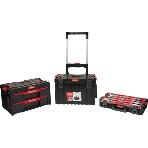 3-Piece Arx&reg; Rolling Toolbox Base Set, 25-1/5" x 19" x 42-2/5", Black Les Distributions ICE