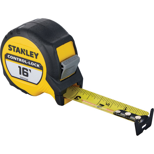 CONTROL-LOCK Tape Measure, 25 mm x 16', Imperial Graduations Les Distributions ICE