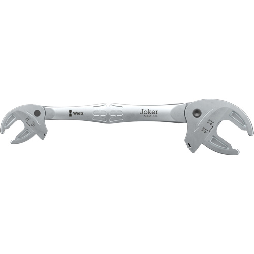Joker S/L Self-Setting Double Open-End Spanner, 7/16" x 3/4", Plain Les Distributions ICE