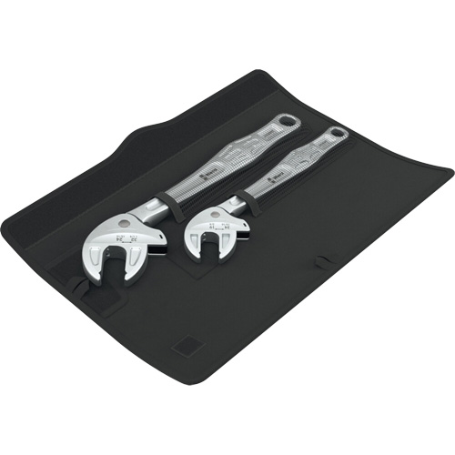 Joker 2 Self-Setting Spanner Set, Adjustable, 2 Pieces, Imperial and Metric Les Distributions ICE