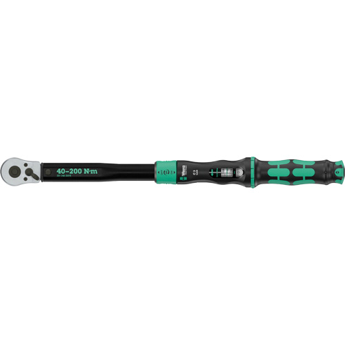 Cl&eacute; dynamom&eacute;trique Click-Torque Lock C 3 r&eacute;glable avec fonction Torque Lock, &agrave; cliquer, Entraînement 1/2" carr&eacute;, 30 - 146 lb-pi Les Distributions ICE