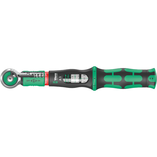 Cl&eacute; dynamom&eacute;trique Safe-Torque A 1, &agrave; cliquer, Entraînement 1/4" carr&eacute;, 2 - 9 lb-pi Les Distributions ICE