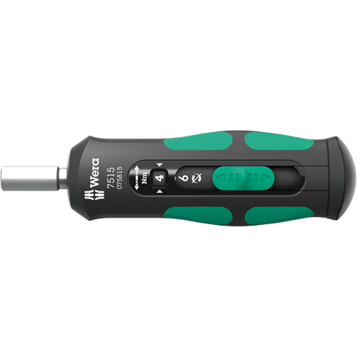 Tournevis dynamom&eacute;trique &agrave; couple s&eacute;curis&eacute; et vitesse rapide Kraftform, Gamme de couple 2 - 6 Nm, 5-4/5" Longueur Les Distributions ICE
