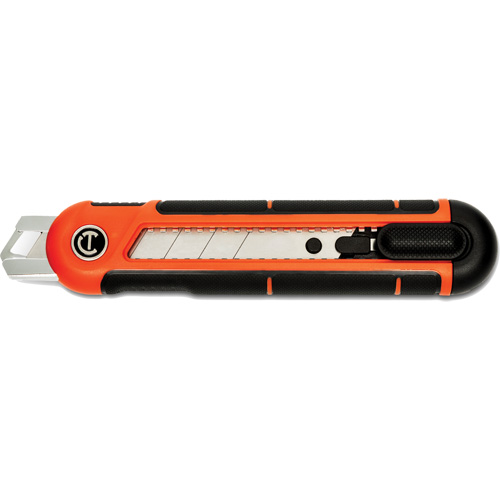 25mm Snap Off Blade Retractable Knife, Steel, Plastic Handle Les Distributions ICE
