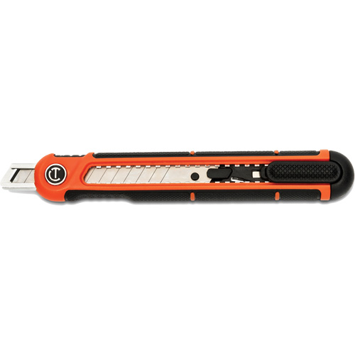 9mm Snap Off Blade Retractable Knife, Steel, Plastic Handle Les Distributions ICE