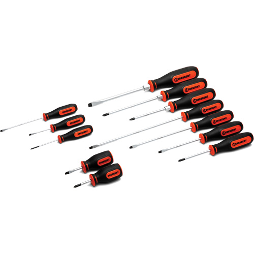 Dual Material Screwdriver Set, 12 Pcs. Les Distributions ICE