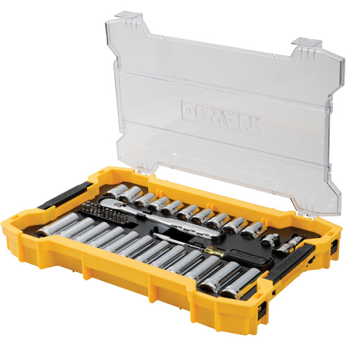 3/8" & 1/2" Mechanic's Tool Set with TOUGHSYSTEM&reg; 2.0 Tray & Lid Les Distributions ICE