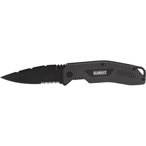 Heavy-Duty Pocket Knife, Carbon Fibre Handle Les Distributions ICE