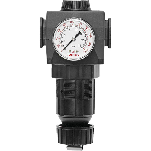 D&eacute;tendeur &agrave; diaphragme en zinc MODULAIR 400, 1/2" NPT, PSI max. de 300 psi, Canalisation/Modulaire Les Distributions ICE