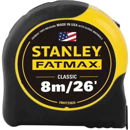 FATMAX&reg; Tape Measure, 1-1/4" x 26'/8 m, Imperial & Metric Graduations Les Distributions ICE