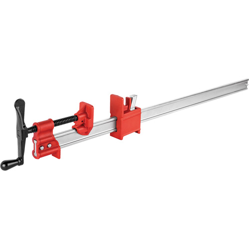 Heavy-Duty I-Beam Steel Bar Clamp, 48" (1219.2 mm) Capacity, 2" (50.8 mm) Throat Depth Les Distributions ICE