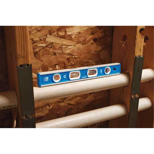 Tool Box Level, Box, 1' L, Aluminum, 4, Magnetic Les Distributions ICE
