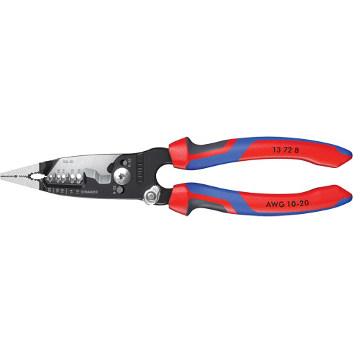 Forged Wire Stripper with KNIPEXTEND Handle, 8" L, 10 - 20 AWG Les Distributions ICE