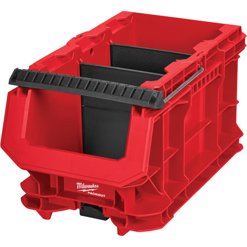 Bac compact PACKOUT, 15-1/2" x 9-1/2" x 8-3/4", Noir/Rouge Les Distributions ICE