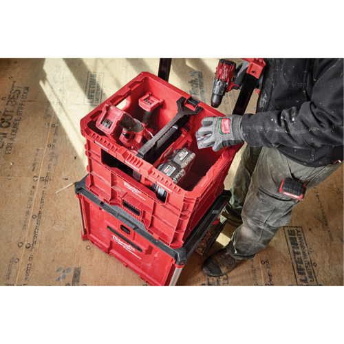 Caisse Packout, 15-3/4" x 18-5/8" x 15", Noir/Rouge Les Distributions ICE