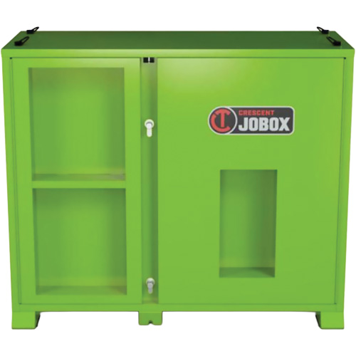 Armoire de rangement d'&eacute;PI sur place, Acier, Vert lime haute visibilit&eacute; Les Distributions ICE