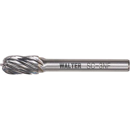 Carbide Burr, SC-3, 3/8" Dia., 3/4" Depth of Cut Les Distributions ICE