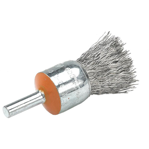Brosses mont&eacute;es &agrave; fils cr&ecirc;p&eacute;s, 3/4", Fils 0,014", Tige 1/4" Les Distributions ICE
