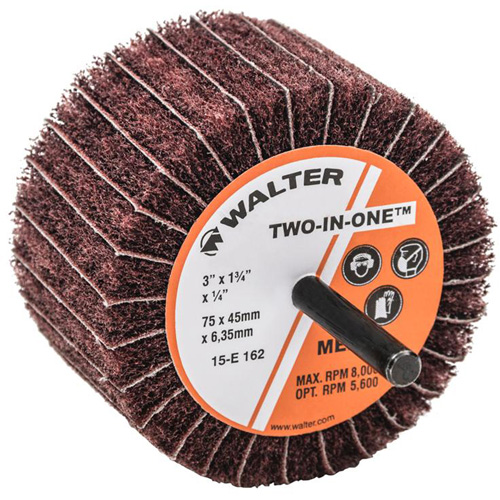 Meule &agrave; lamelles abrasives Two-In-One Les Distributions ICE