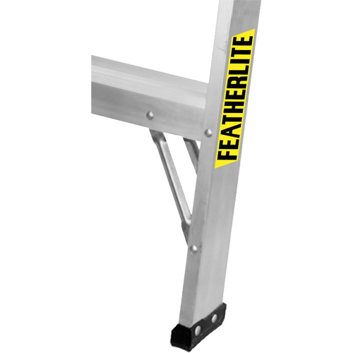 Industrial-Duty Sawhorse, 2' H x 31.9375" W x 23.50" D, 300 lbs. Capacity, Aluminum Les Distributions ICE