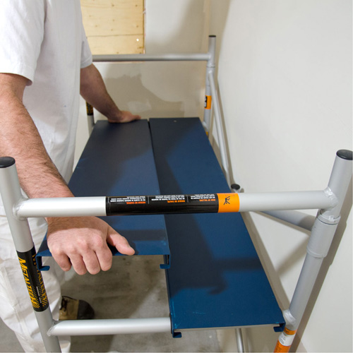 Mobile Work Scaffolding - Mini Scaffoldings, Aluminum Frame, 42" D x 48-1/2" H Les Distributions ICE
