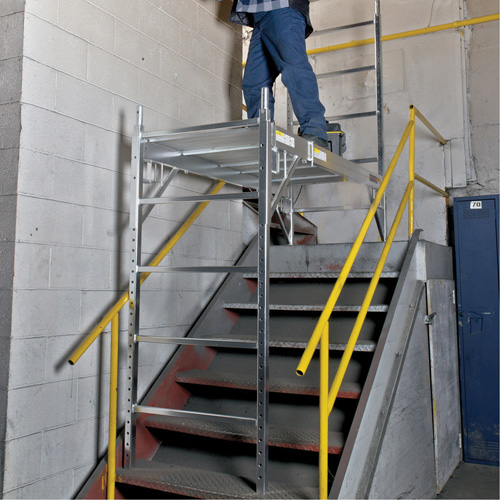&eacute;chafaudages mobiles - &eacute;chafaudage maxi carr&eacute;, Cadre Aluminium, 74" p x 75" h Les Distributions ICE