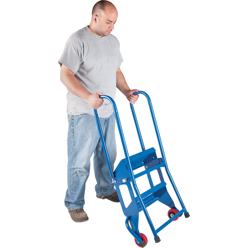 &eacute;chelle pliante portative, 3 marches, Perfor&eacute;, Hauteur 30" Les Distributions ICE