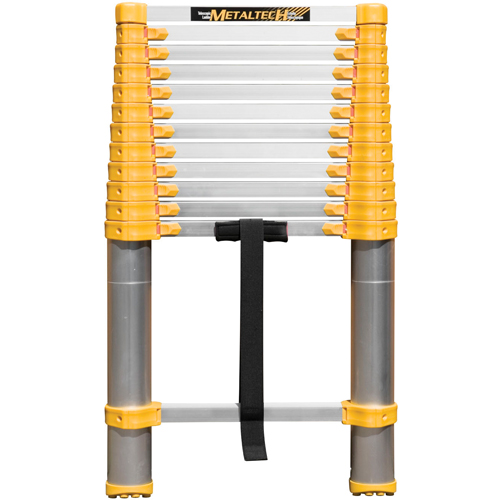 Telescopic Ladder, 3' - 12', Aluminum, 250 lbs. Capacity, Type 1 Les Distributions ICE
