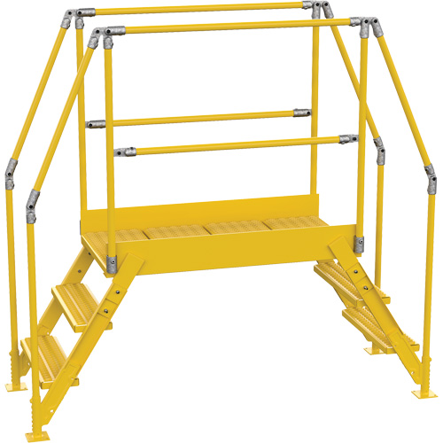 Crossover Ladder, 90-1/2" Overall Span, 30" H x 60" D, 24" Step Width Les Distributions ICE