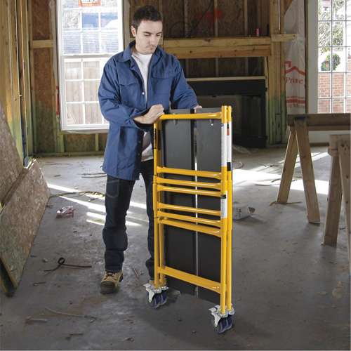 Jobsite Series 4' Basic Mini Scaffold Kit, Steel Frame, 41" D x 45-3/4" H Les Distributions ICE