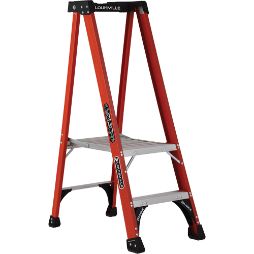 Industrial Extra Heavy-Duty Pro Platform Stepladders (FXP1800 Series), 2', 375 lbs. Cap. Les Distributions ICE